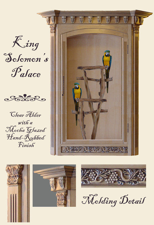 Decorative Bird Cage King Solomon Palace