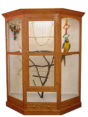 Custom Acrylic Bird Cage Almighty Bird Macaw